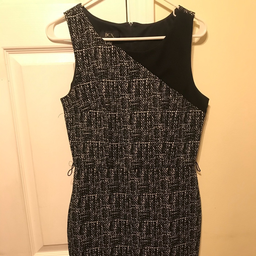 black and white shirt dress from bcx